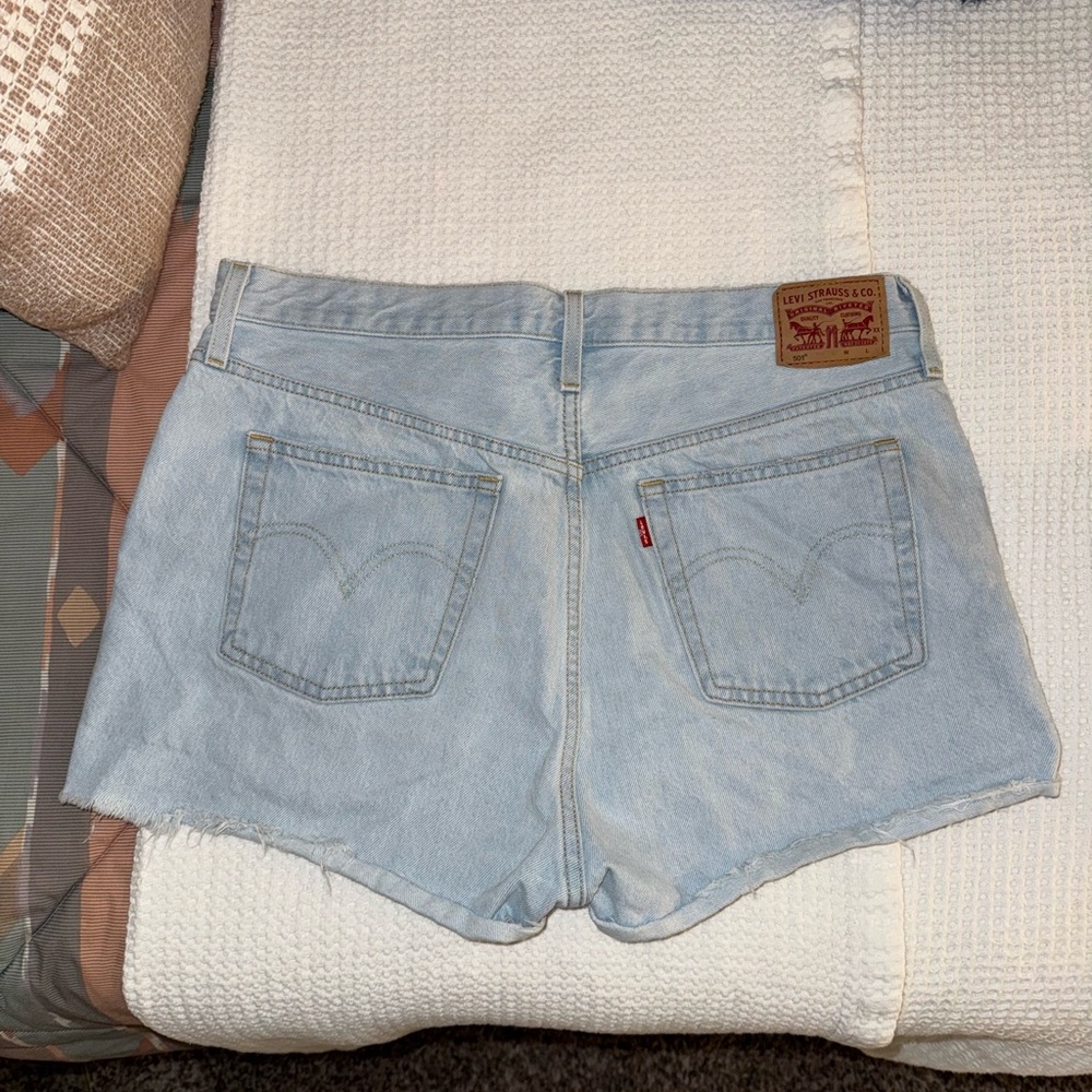 Levi's Light Wash Jean Shorts